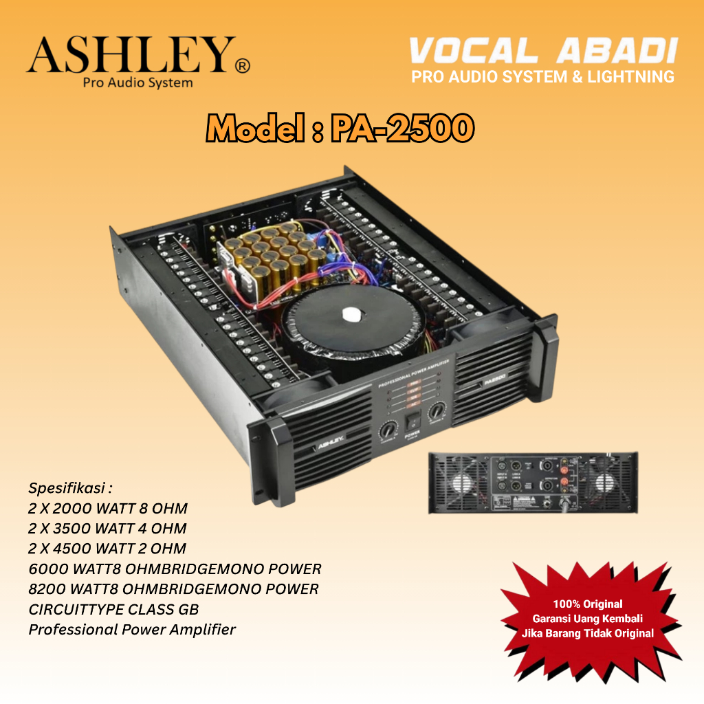 POWER ASHLEY PA-2500