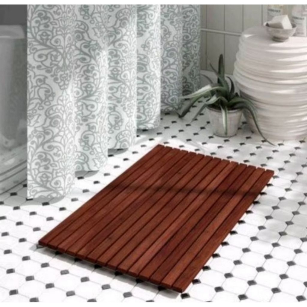 wall panel kayu jati