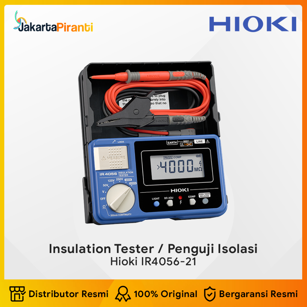 Digital Insulation Tester Megohmmeter HIOKI IR4056-21 DIGITAL INSULATION TESTER / MEGGER 1000V HIOKI