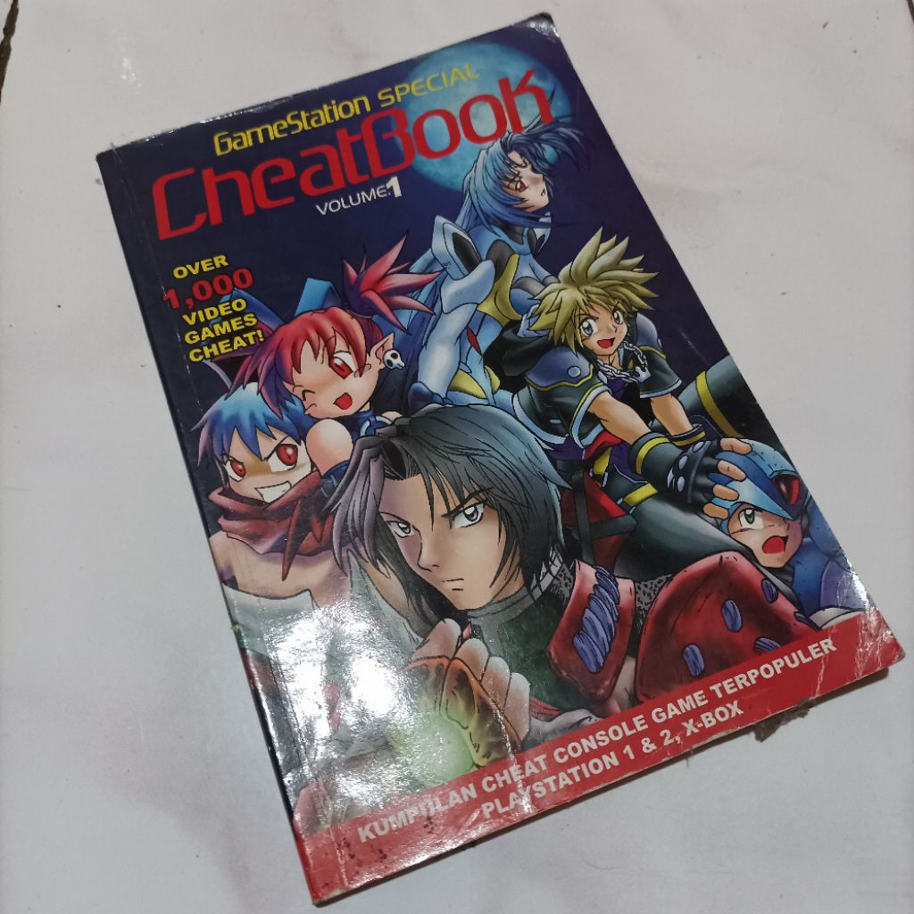 Original Gamestation Kumpulan Buku Cheat Book PS1 PS2 dan Xbox