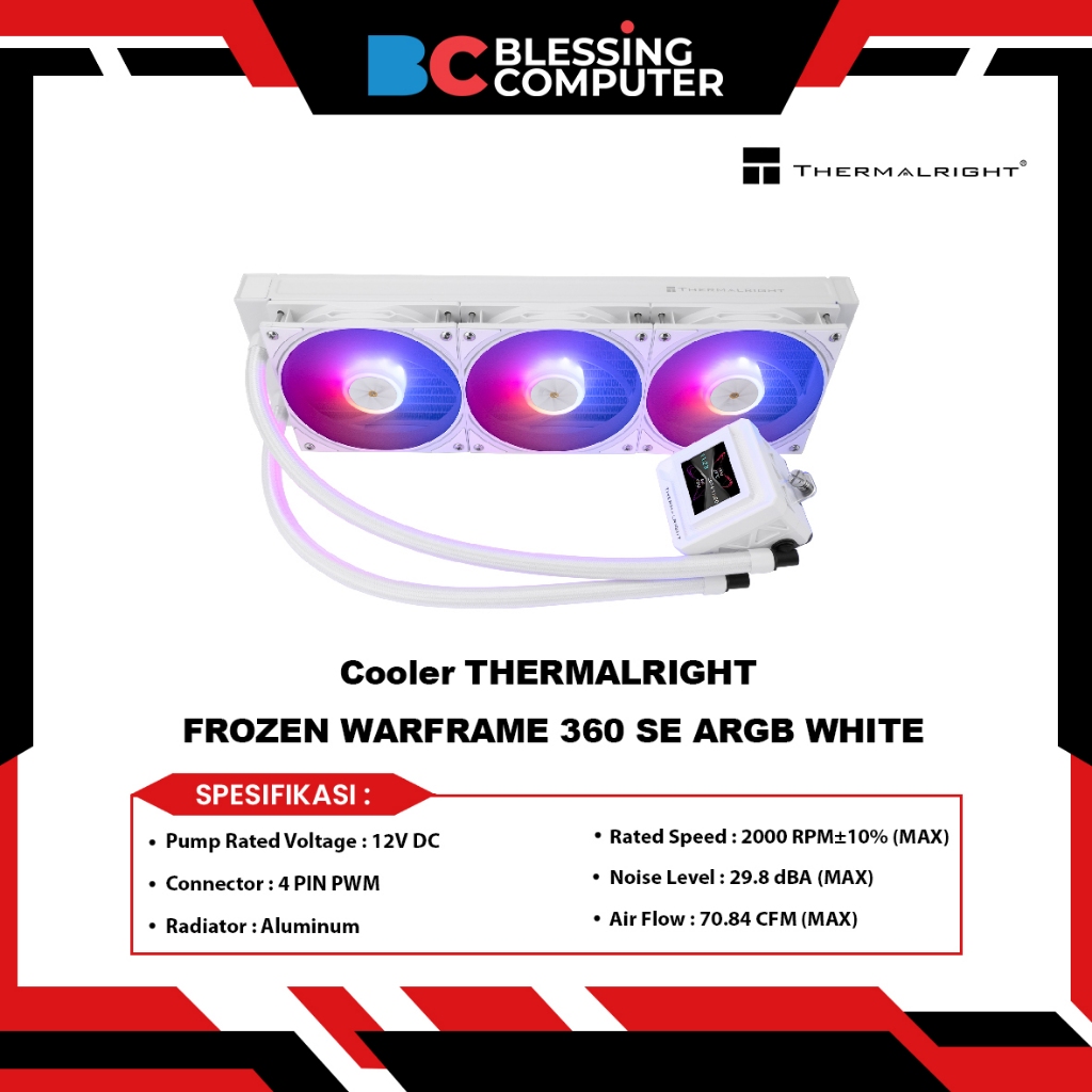 Cooler THERMALRIGHT FROZEN WARFRAME 360 SE ARGB WHITE