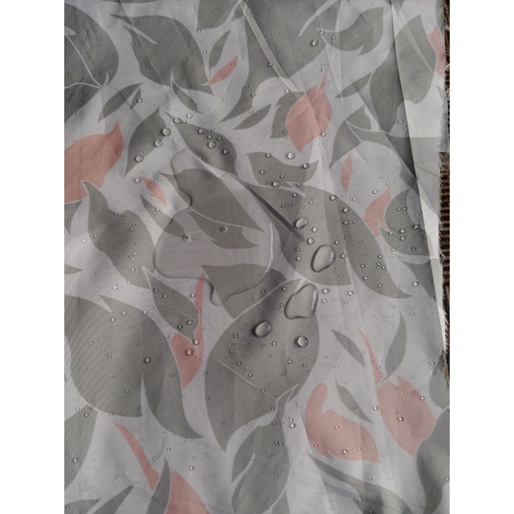 Despo motif daun waterproof arahan jaket kain tbal
