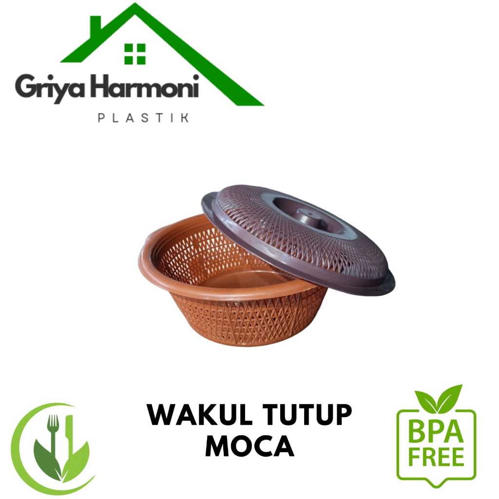 WAKUL TUTUP MOCCA - BESEK TUTUP NASI HAJATAN PLASTIK - WAKUL MATAHARI - WAKUL MERAPI
