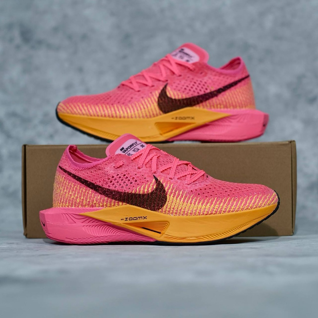 Sepatu Pria Sepatu Running Sepatu Olahraga Nike Zoom Vaporfly Nex% 3 Hyper Pink