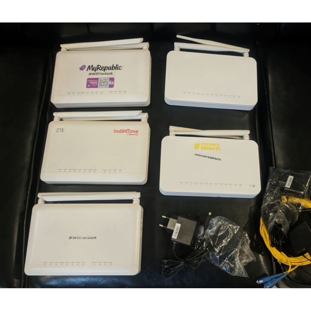Router ZTE F607L & ZTE F609 + adaptor