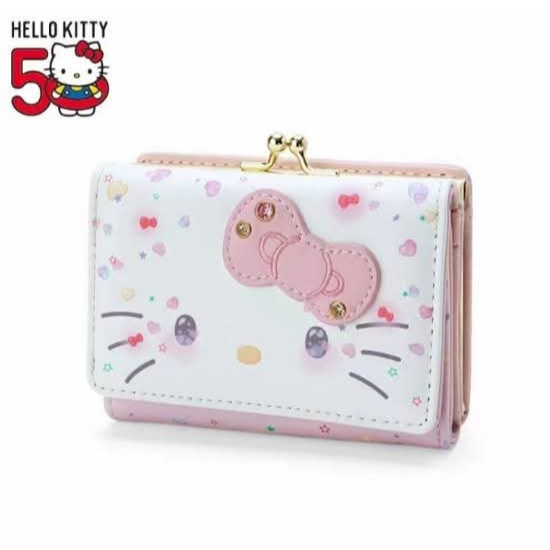 dompet lipat wanita remaja anak perempuan hellokitty pink lucu