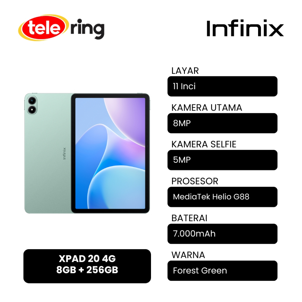 HP INFINIX XPAD 20 4G 8/256GB