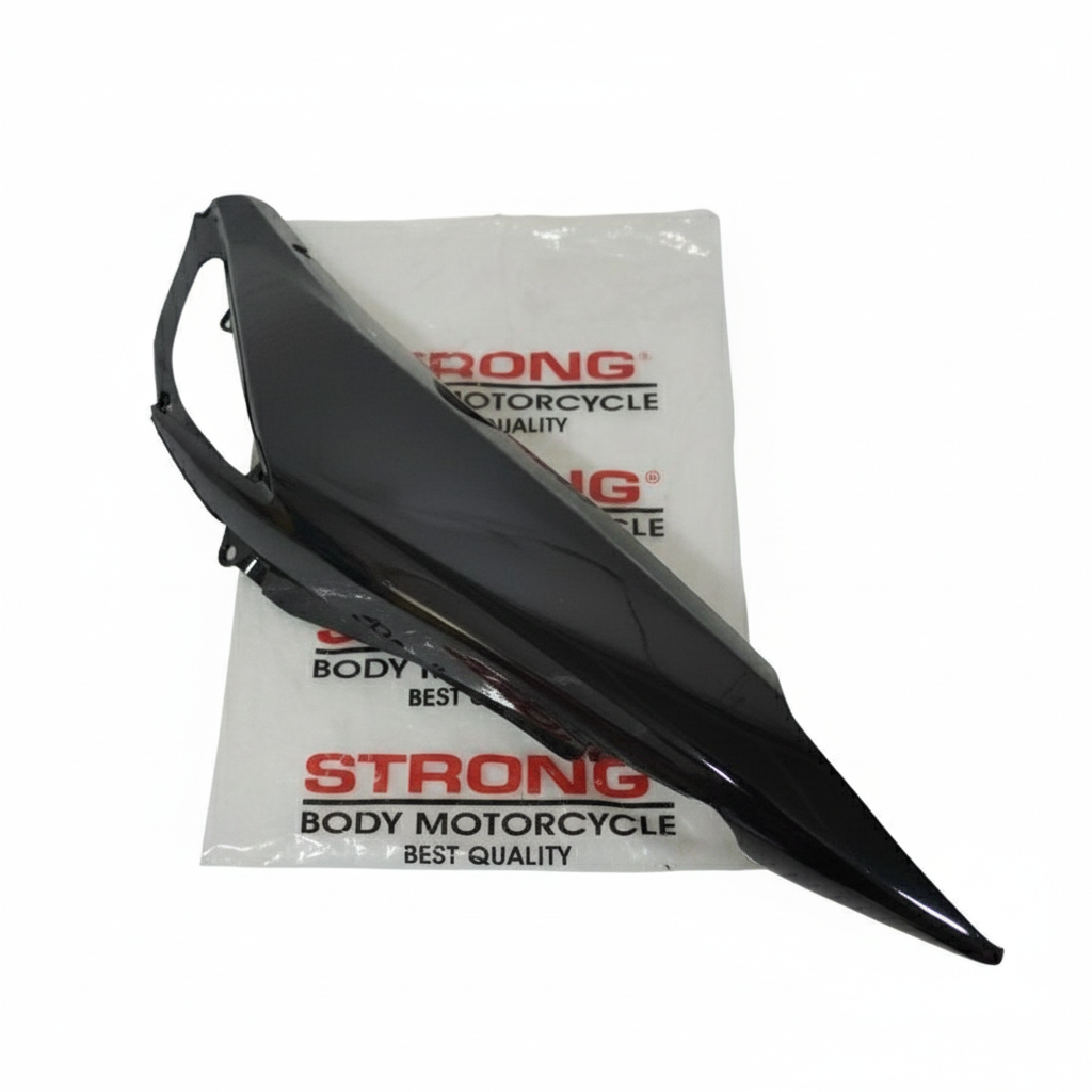 Cover Body Belakang Kanan Honda Supra x 125 Batman Hitam STRONG