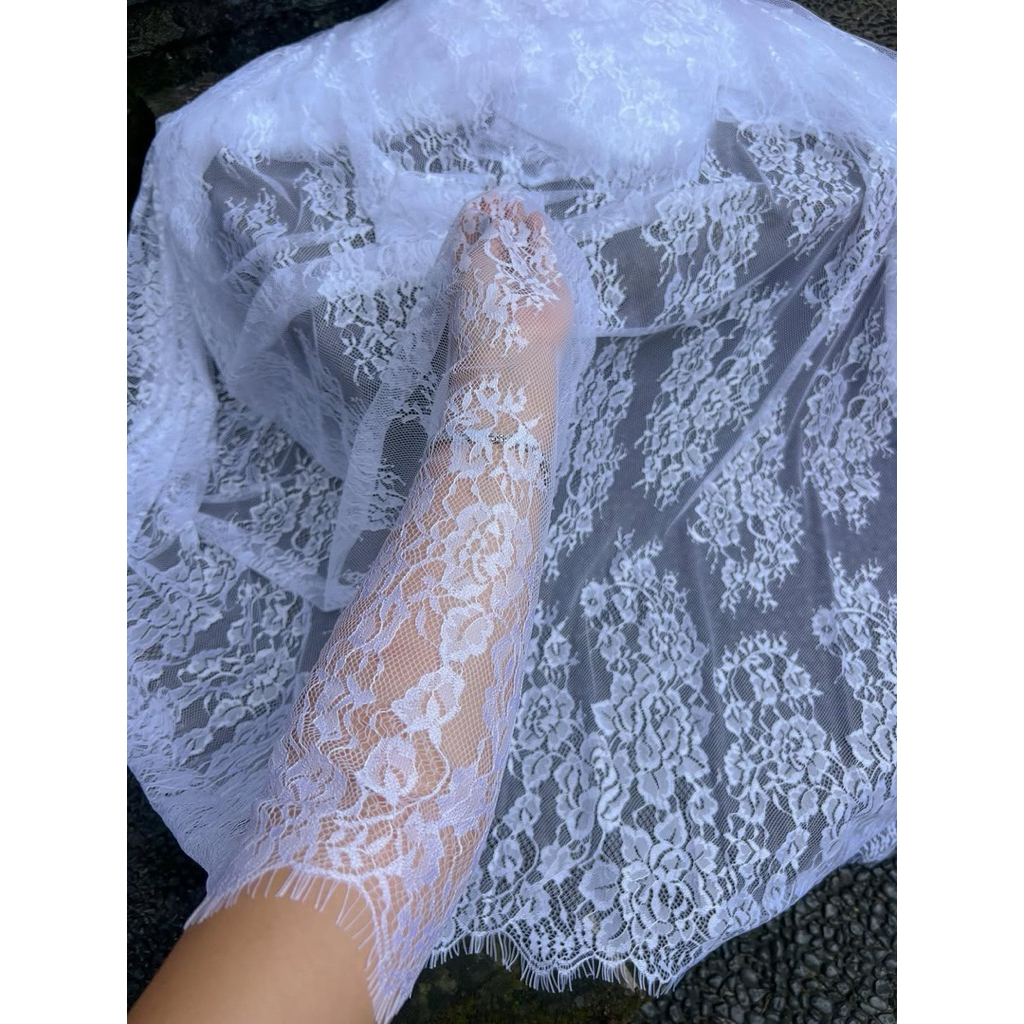 kain kebaya lace korea