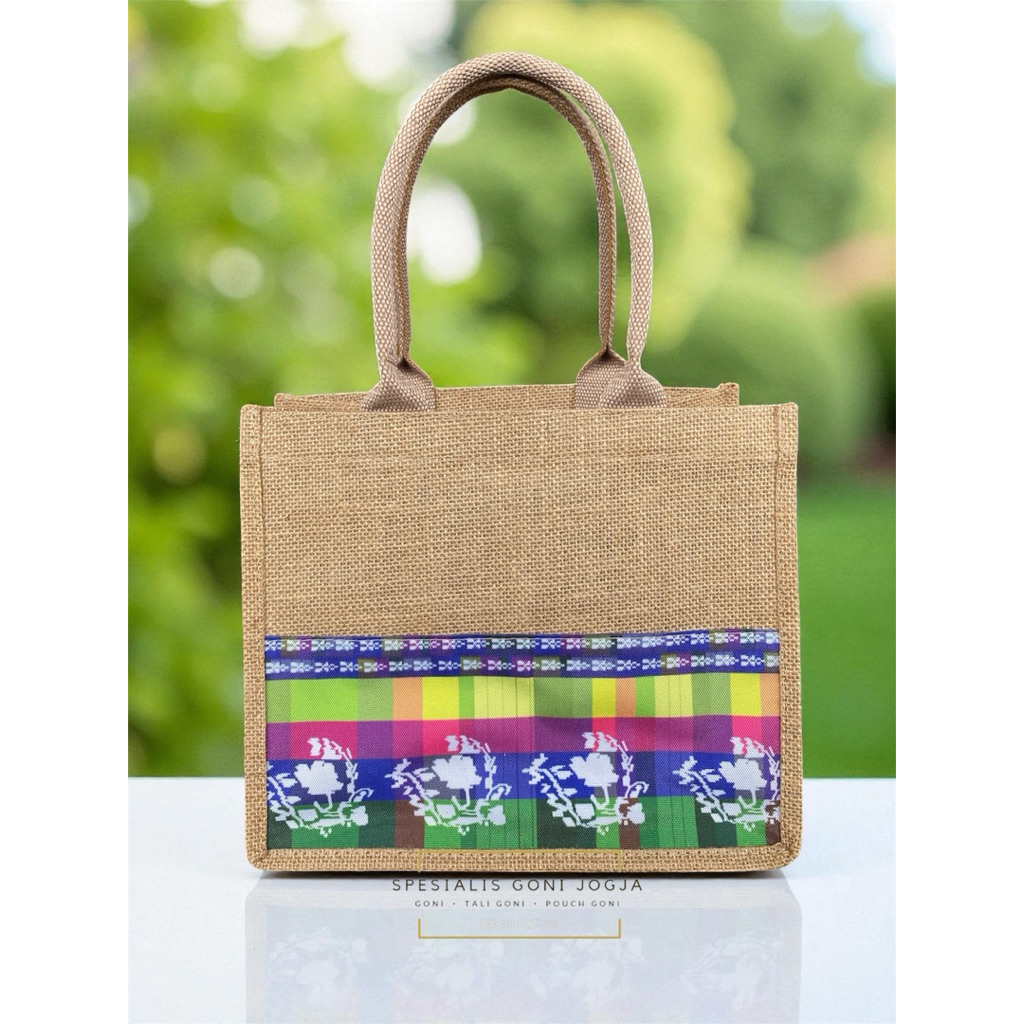 TAS GONI LAMINASI MIX BATIK