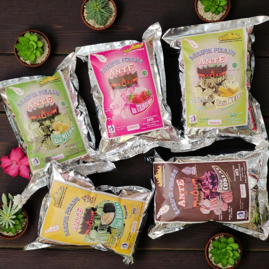 Keripik pisang coklat ANTE Lampung