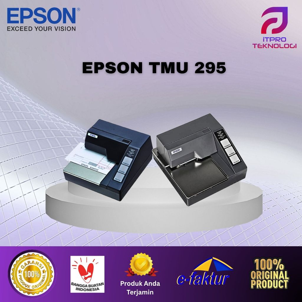 Printer Epson TM U295 Impact Dot Matrix Slip
