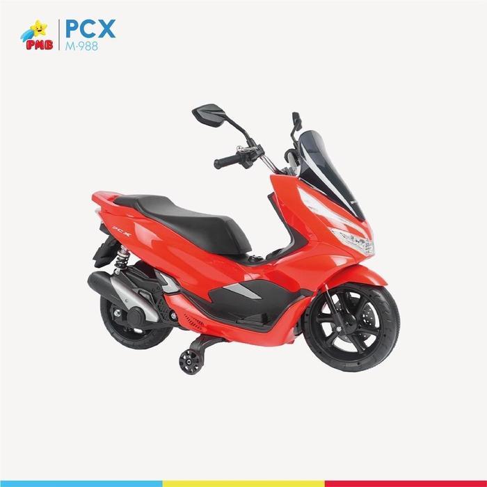 mainan anak motor aki pcx pmb m988 honda pcx motoran aki pcx m988