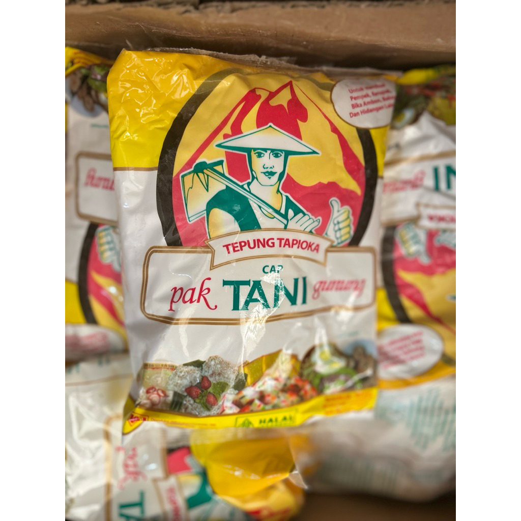 Tepung Tapioka Cap Pak Tani Gunung Kemasan 500 gr