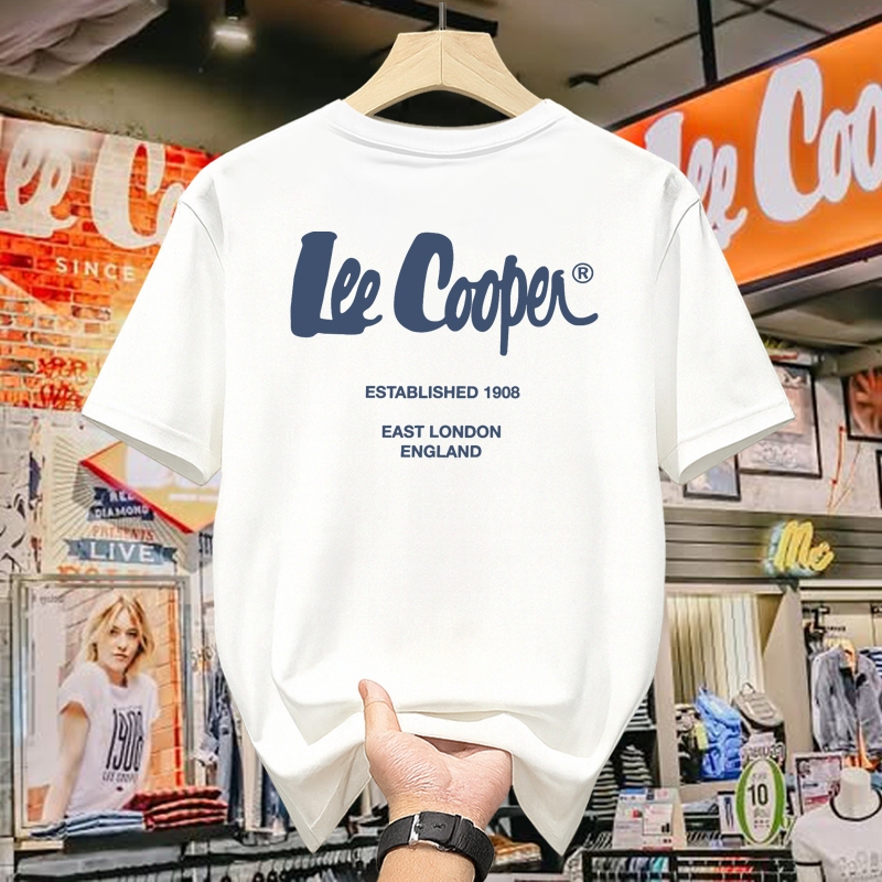 Kaos Pria Lee Cooper Official Original Lee Cooper T-shirt Desain Simple & Elegan