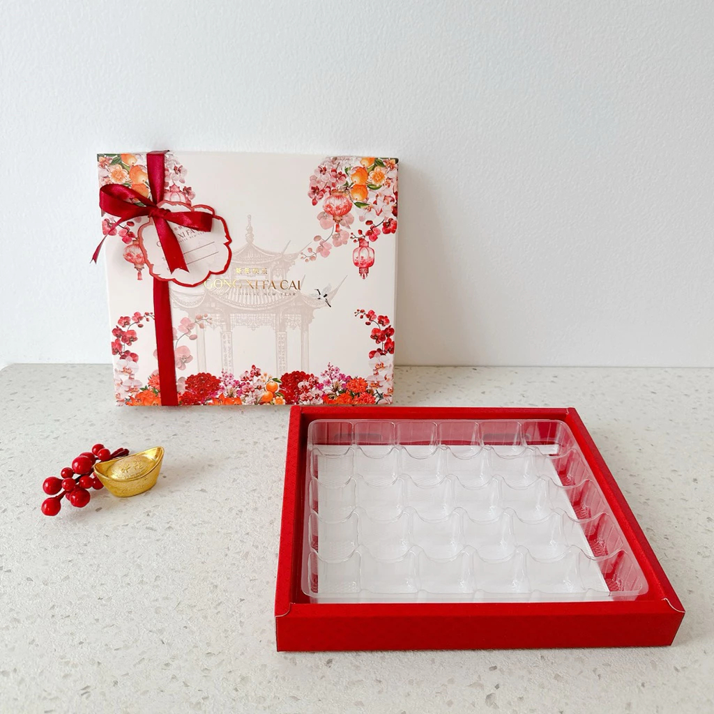 5 Pcs Box Kue Imlek Sekat Box Nastar Kue Kering Hampers