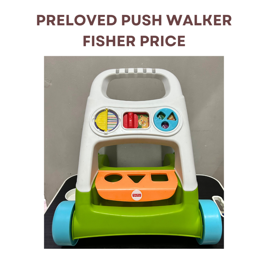 PRELOVED Push Walker Fisher Price / Baby Walker / Baby Walker Murah / Baby Walker Preloved Like New 