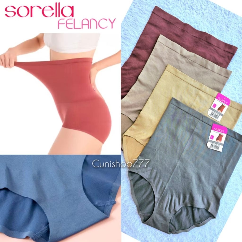 CELANA KORSET SORELLA FELANCY SHAPE UP CORSET PANTY M L EL SEAMLESS HIGH WAIST MAXI 077-0150 s28-069