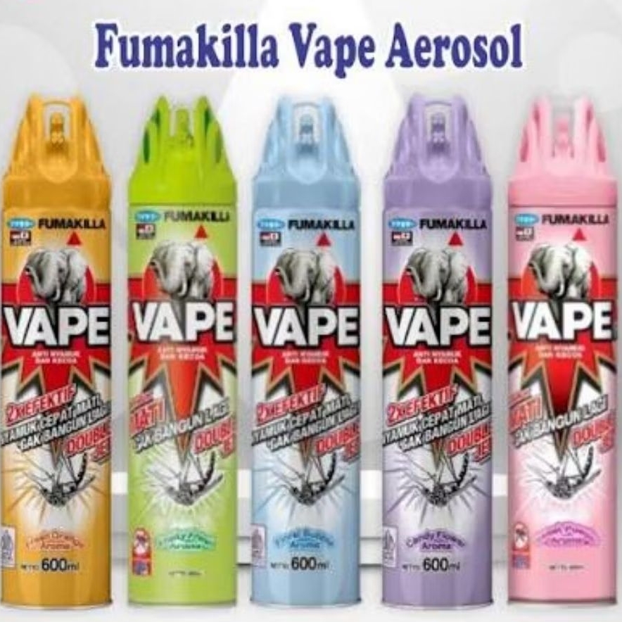 VAPE Fumakilla Aerosol Semprot Anti Nyamuk 600ml Insect Spray / Mosquito Spray Fumakilla Insect Spra