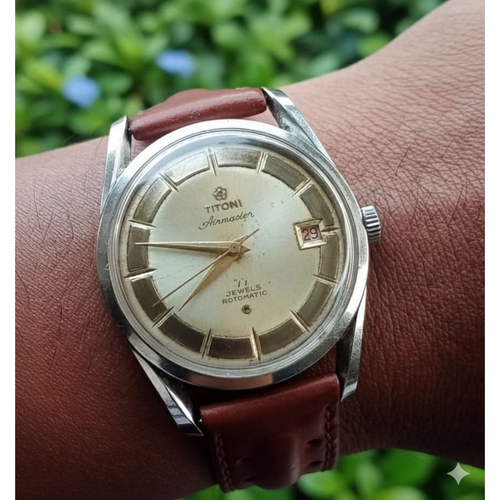 Khusus Malam ini Jual Paket Kedua Jam Titoni Airmaster 77 Dan Favre Leuba Sea King Original Buruan H