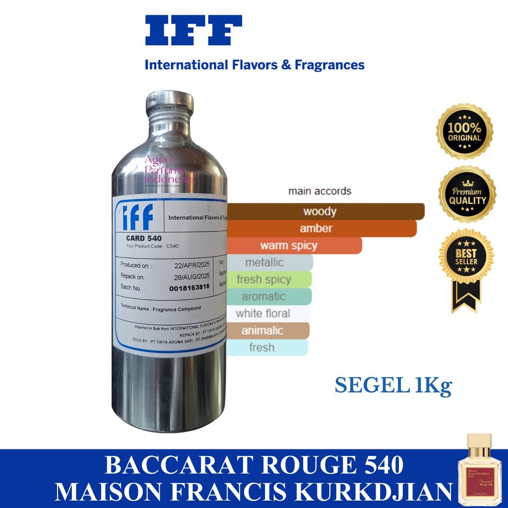 BACCARAT ROUGE 540 PREMIUM By IFF Segel 1Kg