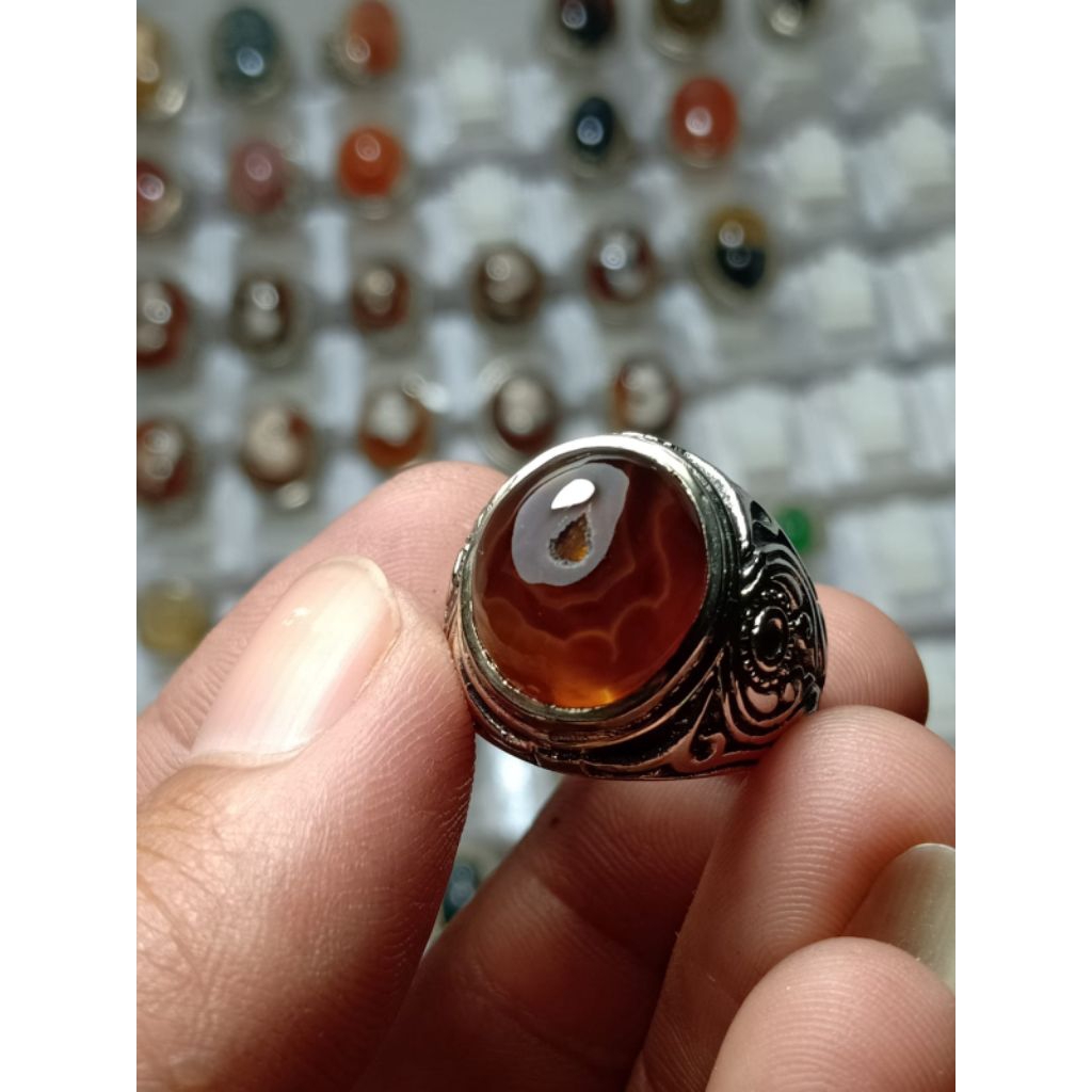 cincin batu combong antik