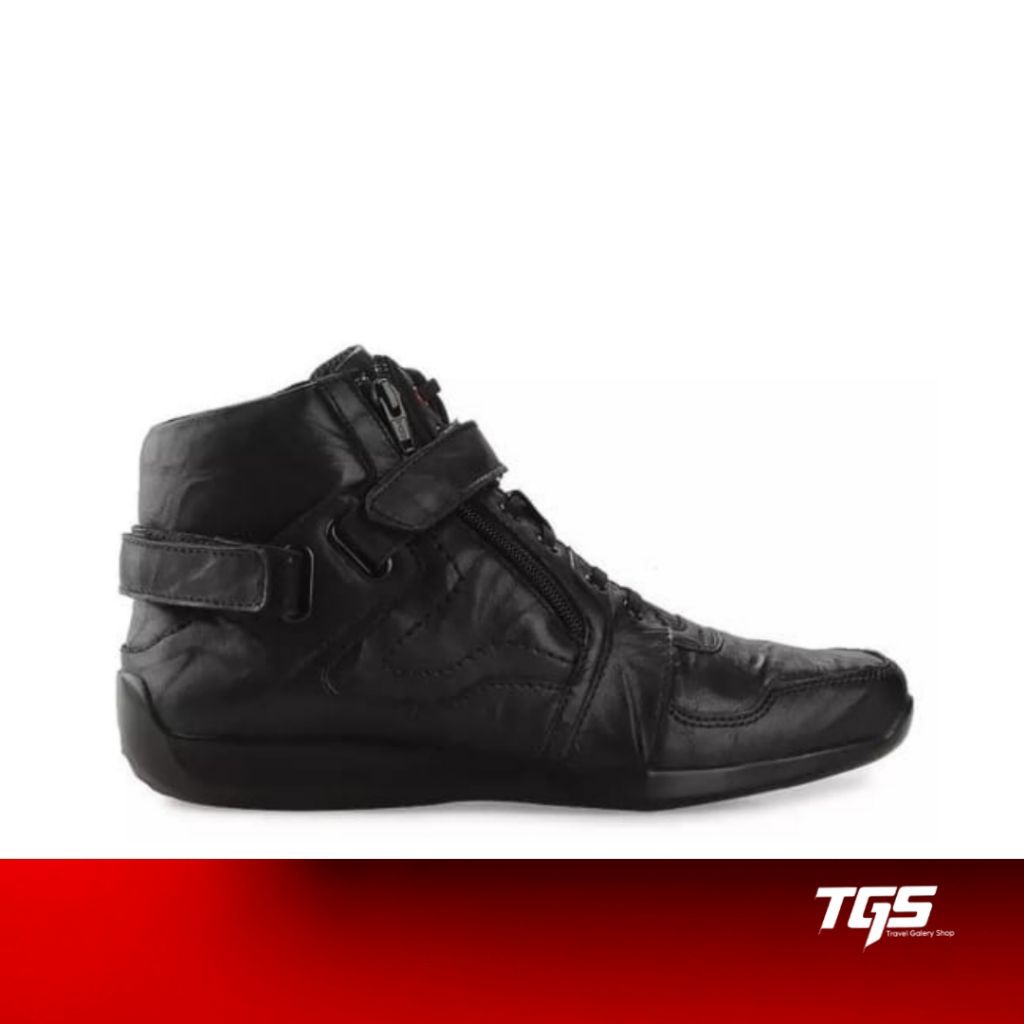 Shoes Gino Mariani Elario 3 Orginal || Sepatu Boots Casual Pria Black -