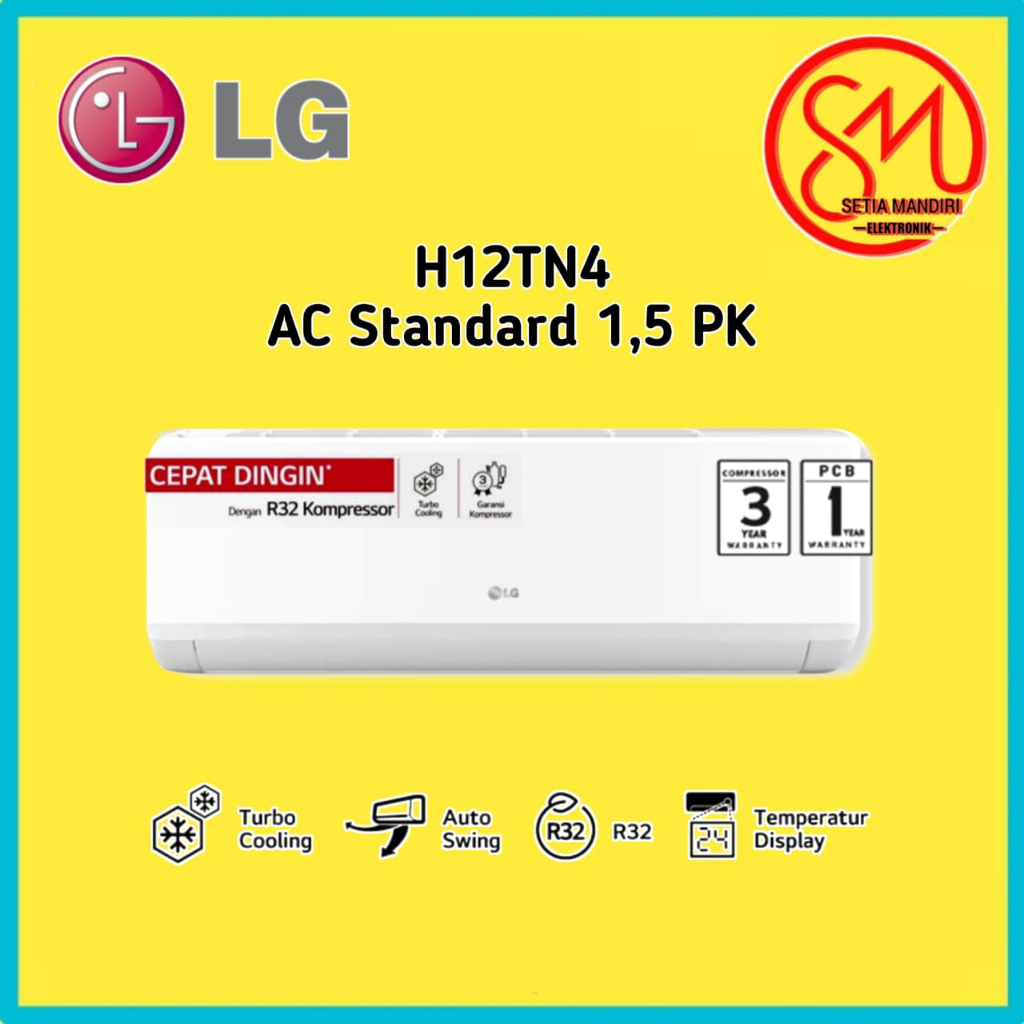 LG H12TN4 AC Split Dinding 1.5 PK
