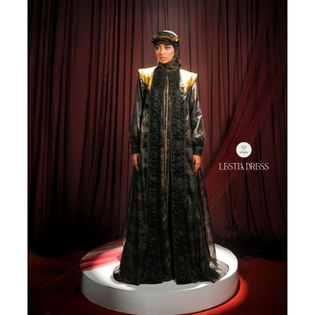DRESS HIJAB PRINTING LESTIA DRESS BY SHKATA