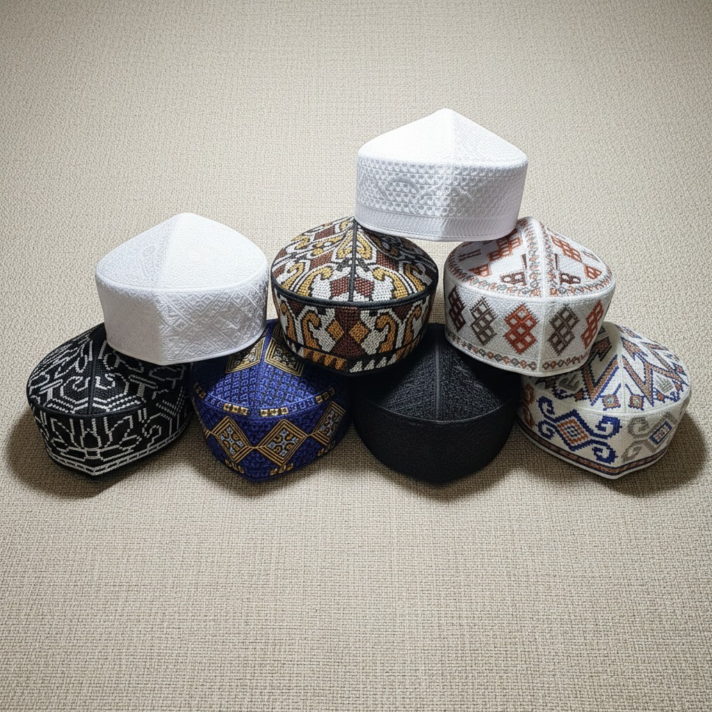 Peci Pakistan/Kopiah Pakistan/Peci Pakistan Full Bordil