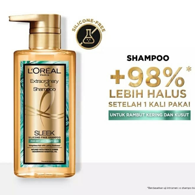Loreal Elseve Extraordinary Oil Shampoo Sleek 440mL