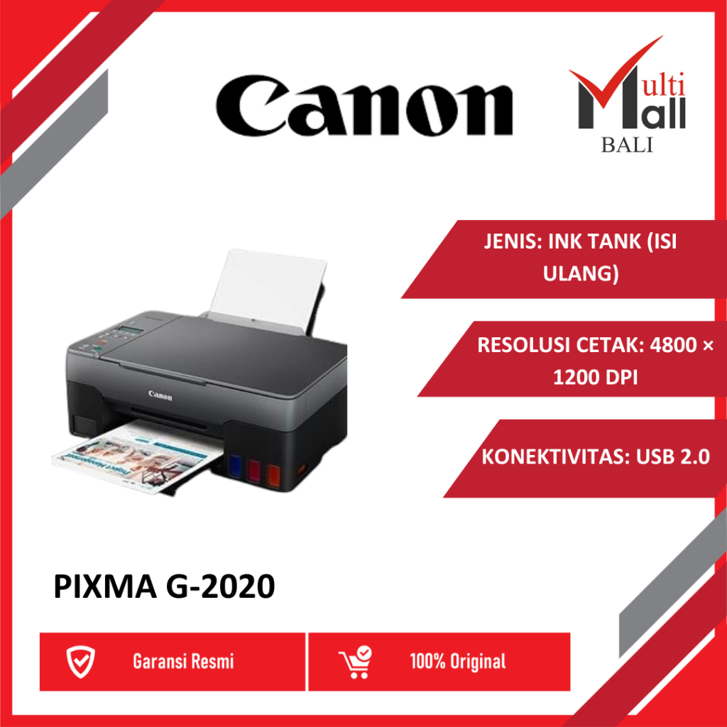 Printer Canon G2020 / Canon Pixma G 2020 terbaru dari G2010 - G2020