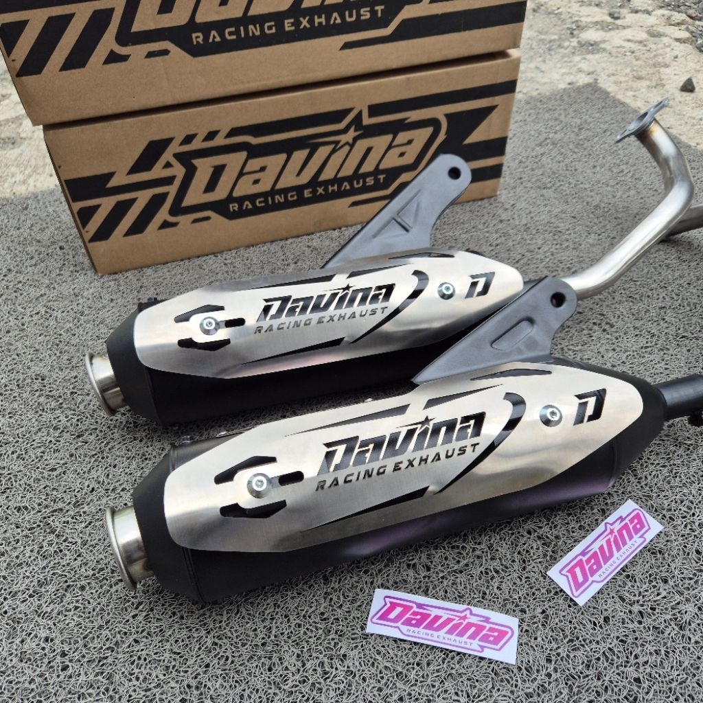 Knalpot standar racing moncong kinochi mio sporty mio smile beat deluxe vario125 pcx nmax xeon karbu
