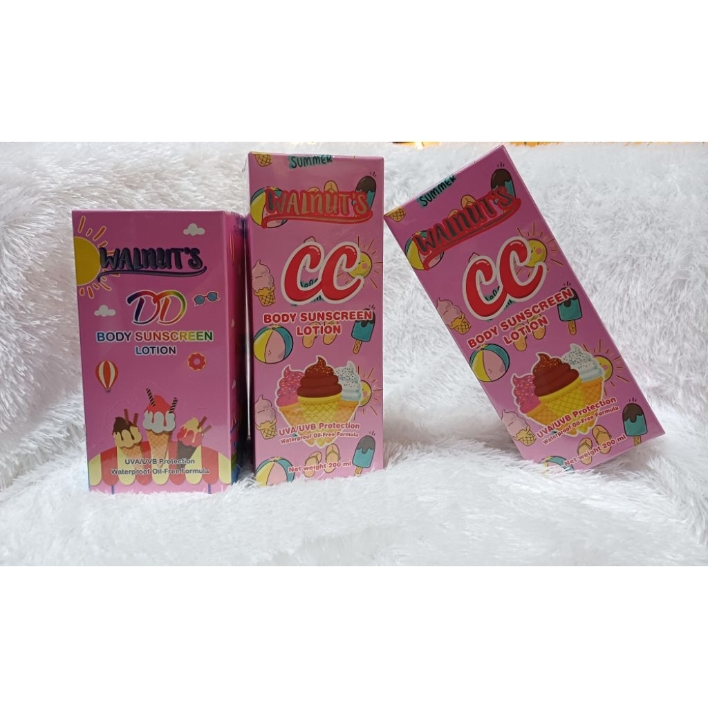 Walnuts DD body sunscreen lotion (sachet)