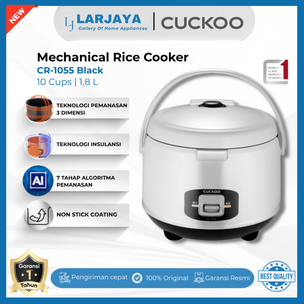 RICE COOKER CUCKOO 1,8 Liter CR-1055