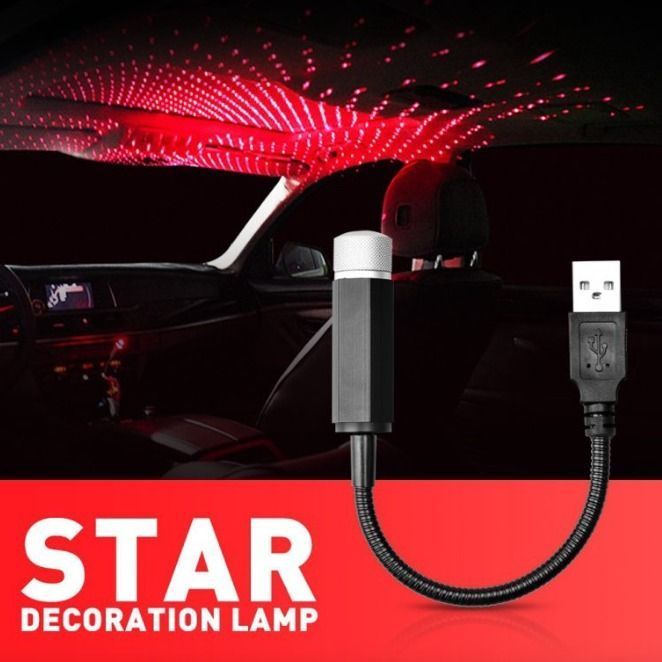 DS LED USB Langit Way Maker Lampu Langit Mobil – Lampu Dekorasi Mobil Unik untuk Suasana Romantis