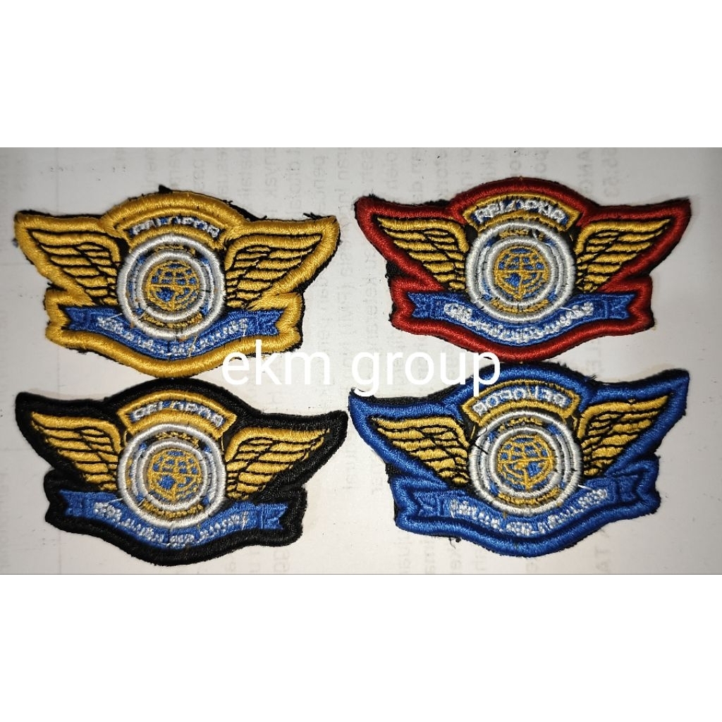 wing pelopor Atribut dishub Bordir timbul 3d