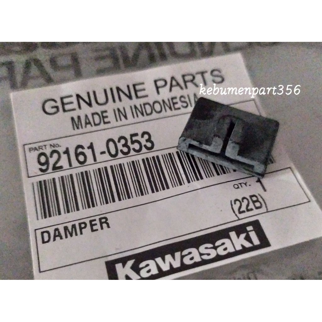 KARET DAMPER AIR SHROUD SAYAP NINJA 150 R SS / DAMPER AIR SHROUD NINJA 150 R SS ORIGINAL KAWASAKI ID