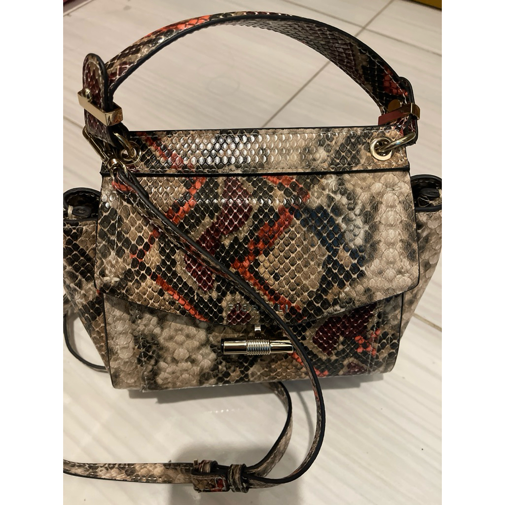 FIORELLI SNAKE GRAB tas kulit preLOVE MURAH tas slempang kulit fiorelli tas prelove murah kulit tas 
