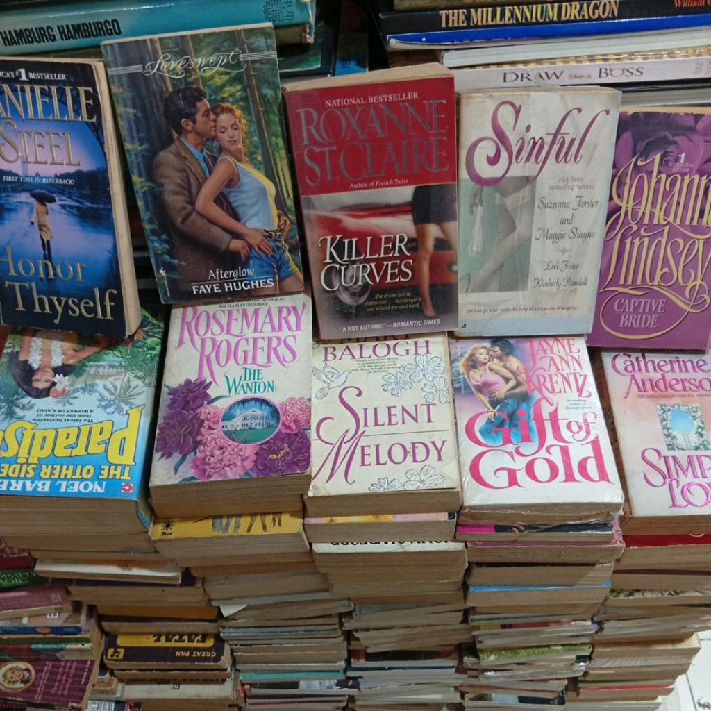 obral novel bahasa inggris bekas