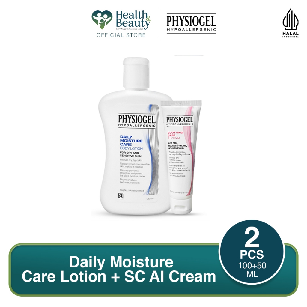 Physiogel Daily Moisture Care Lotion 100 mL + SC AI Cream 50 ml