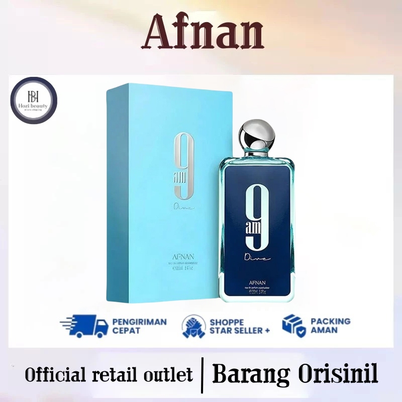Afnan 9AM Dive Parfum 100ml, Afnan 9 AM, Afnan Indonesia Official, Parfum Afnan 9AM Dive, Afnan Parf