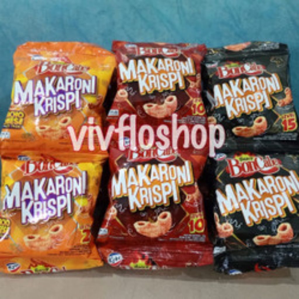 MAKARONI KRISPI BONCABE ( 1 RENCENG ISI 10 PCS )