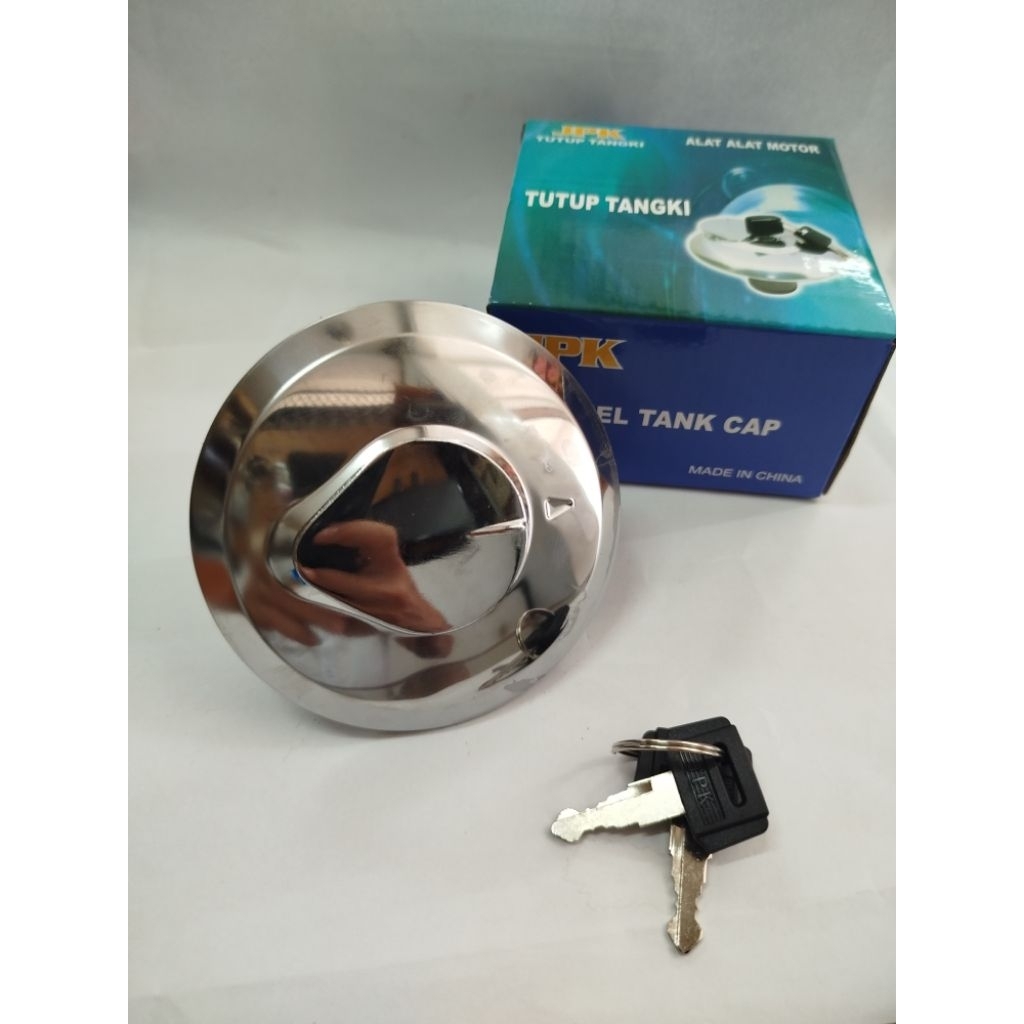 TUTUP TANGKI HONDA TIGER - MEGA PRO NEW -VERZA BAHAN FULL BESI