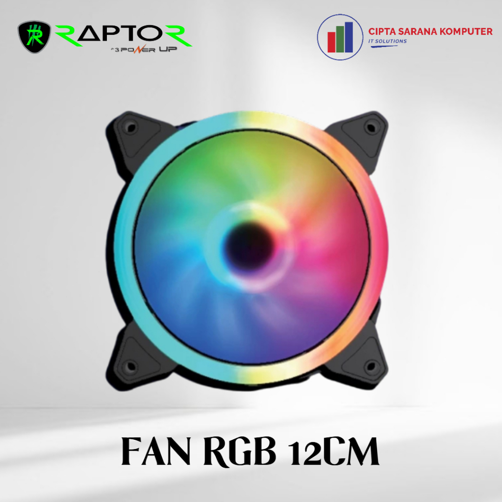 FAN CASING RGB RAPTOR 12CM / FAN CHASING RGB / FAN CASING 12CM 16 COLOUR