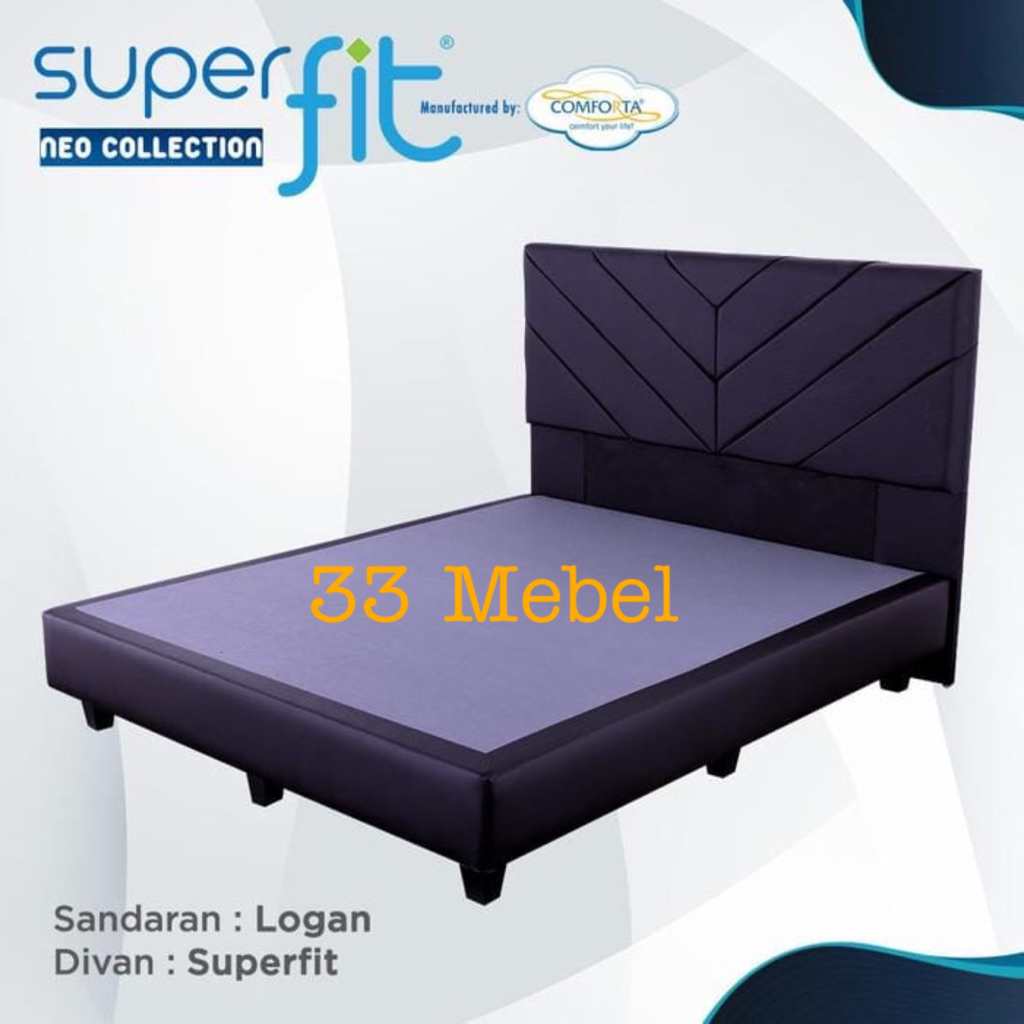 Divan Superfit + Sandaran Logan Comforta 180 x 200 PROMO