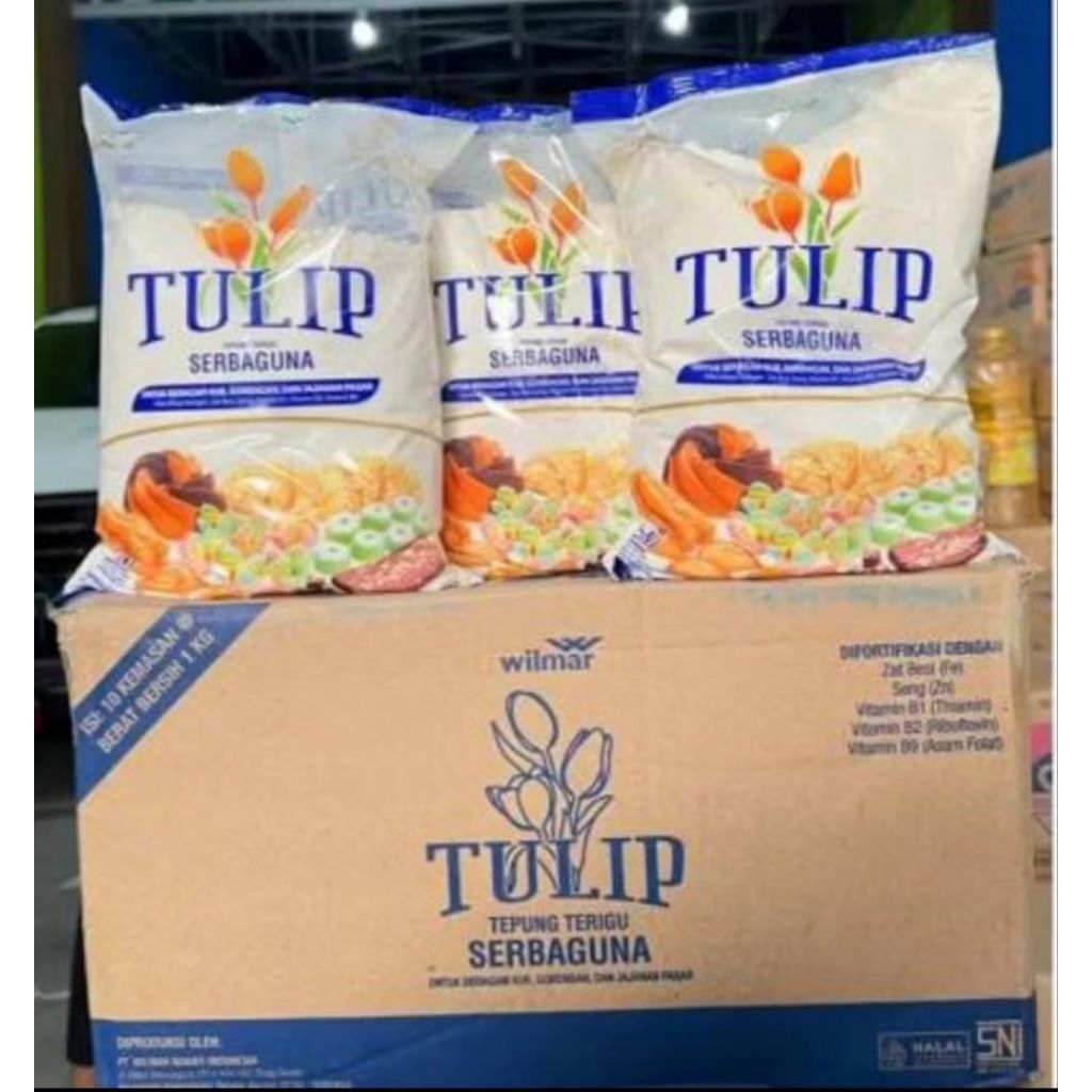 TEPUNG TERIGU SERBAGUNA TULIP 1 DUS