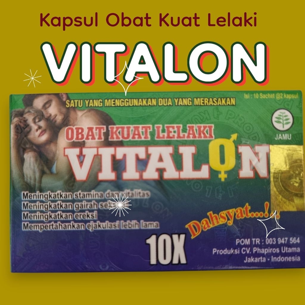 Kapsul Obat Kuat Lelaki VITALON