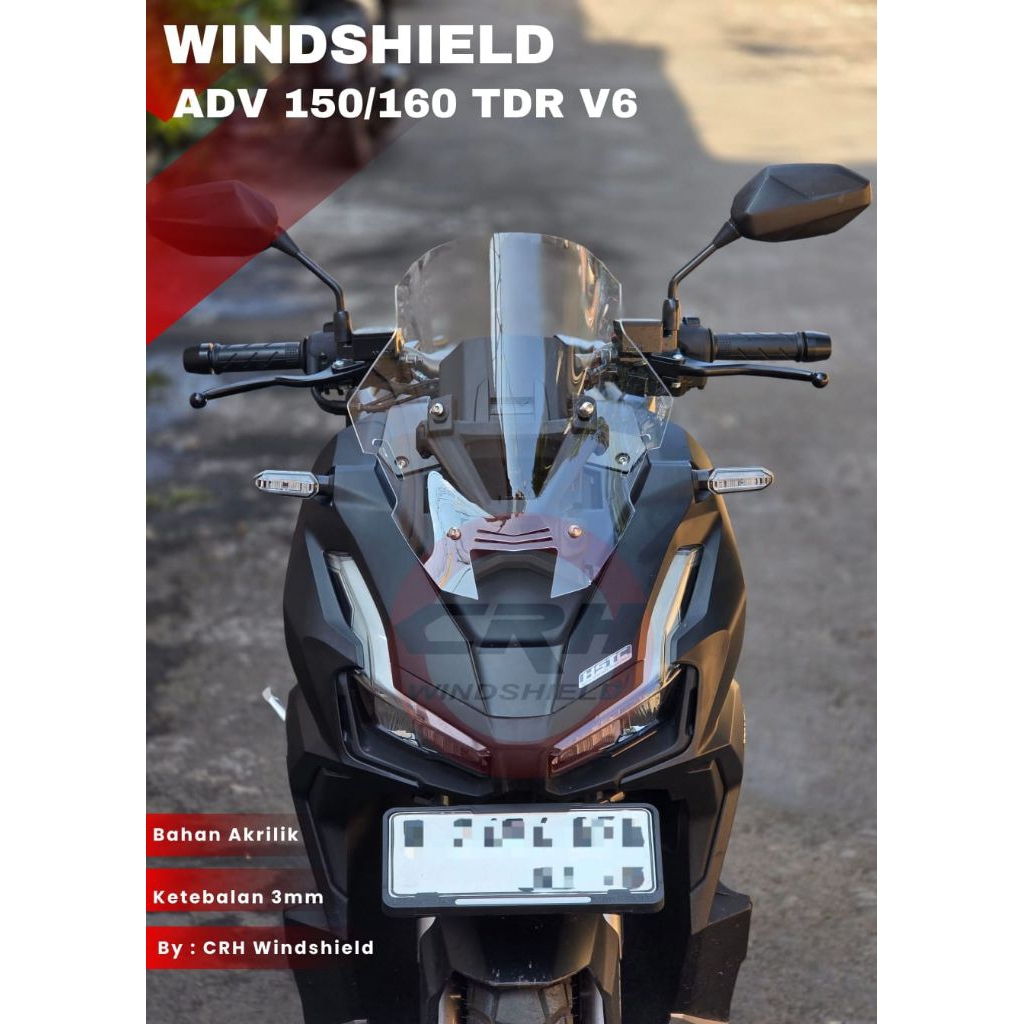 Windshield Honda ADV 150 | Visor ADV  160 | ADV 160 | Windshield Honda ADV 160