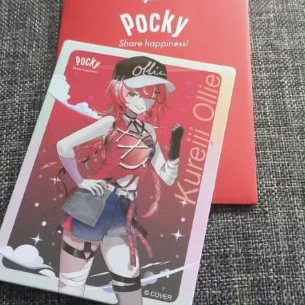 pocky x hololive limited card only card hololive